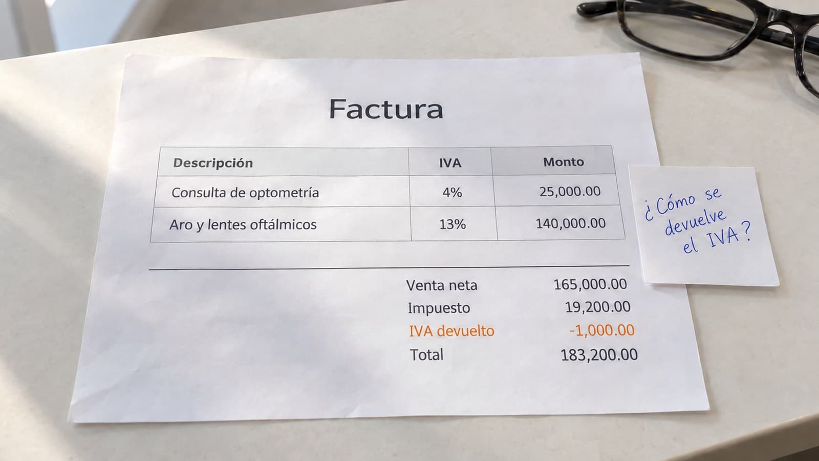El IVA devuelto en servicios de salud pagados con tarjeta