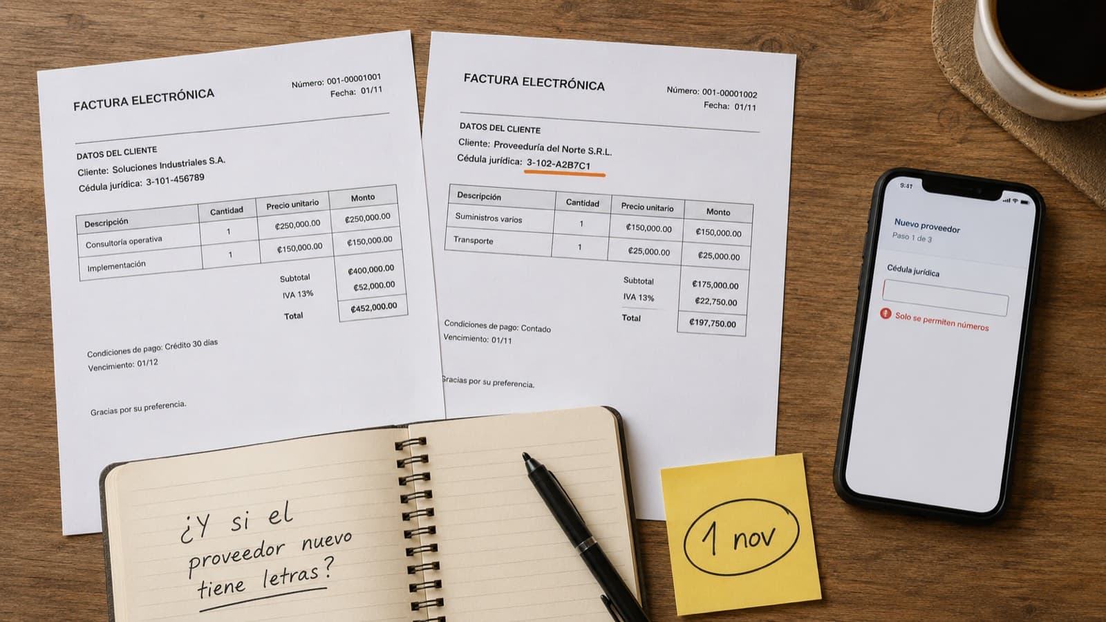 La cédula jurídica pasa a tener letras: qué significa para su facturación electrónica